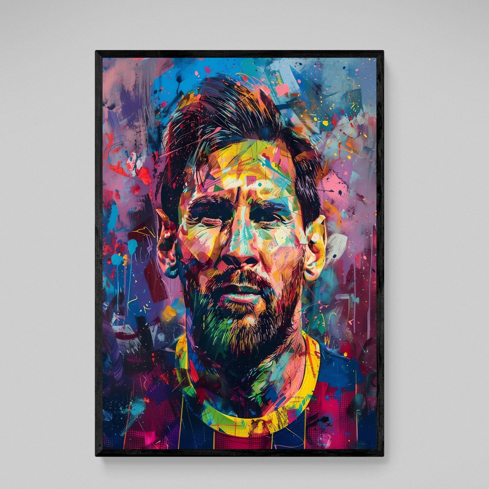 Tableau Street Art Messi - The Art Avenue