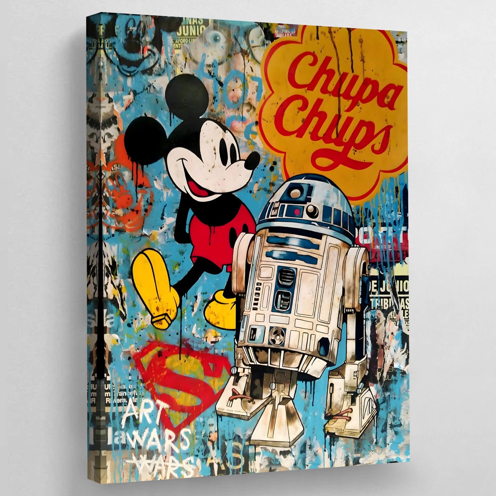 Tableau Street Art Mickey Star Wars - The Art Avenue