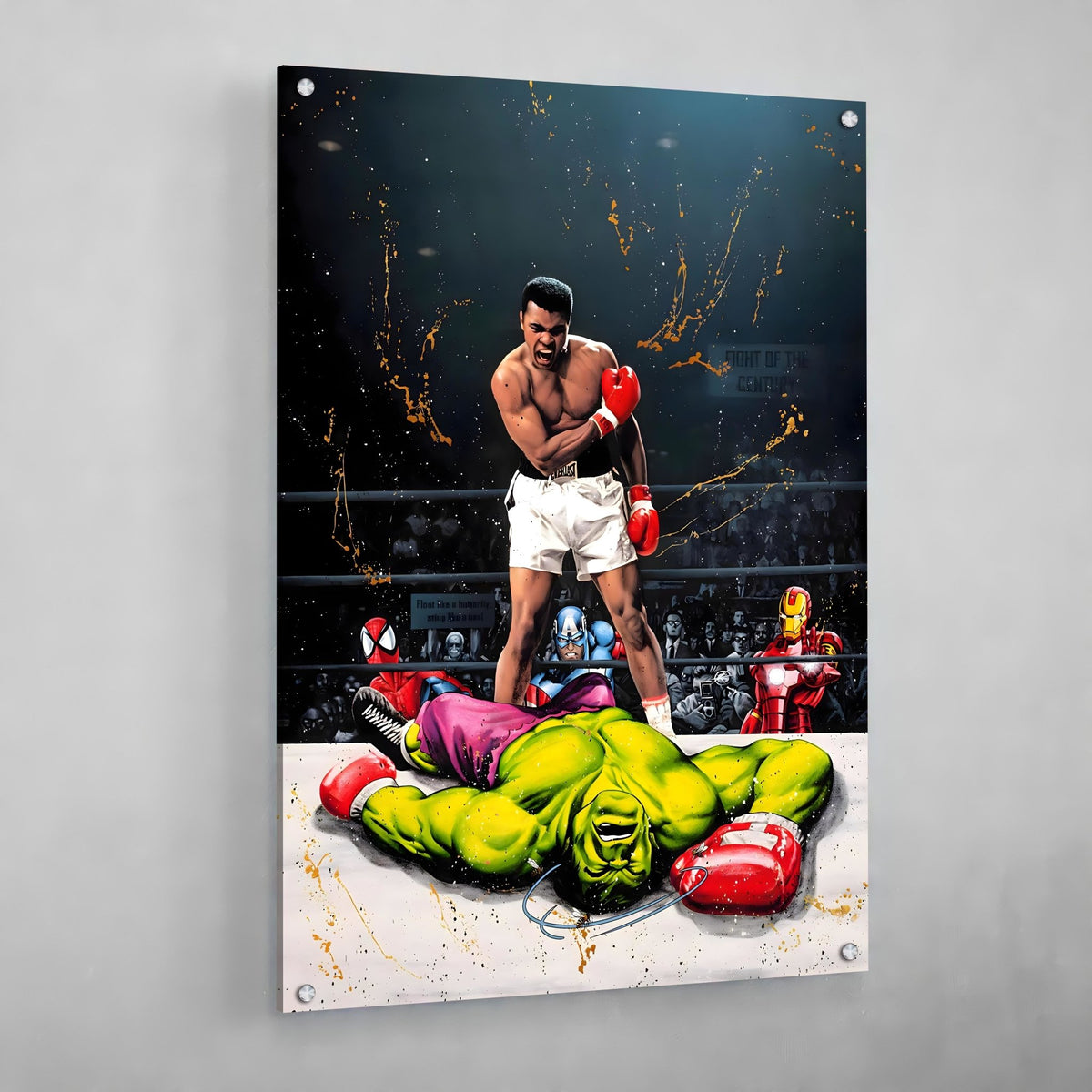 Tableau Street Art Mohamed Ali - The Art Avenue