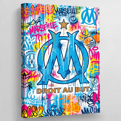 Tableau Street Art Olympique de Marseille - The Art Avenue
