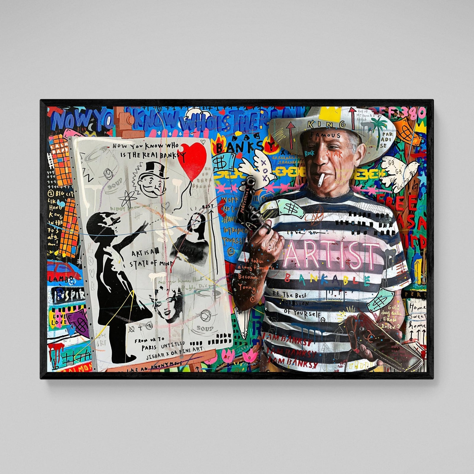 Tableau Street Art Picasso - The Art Avenue
