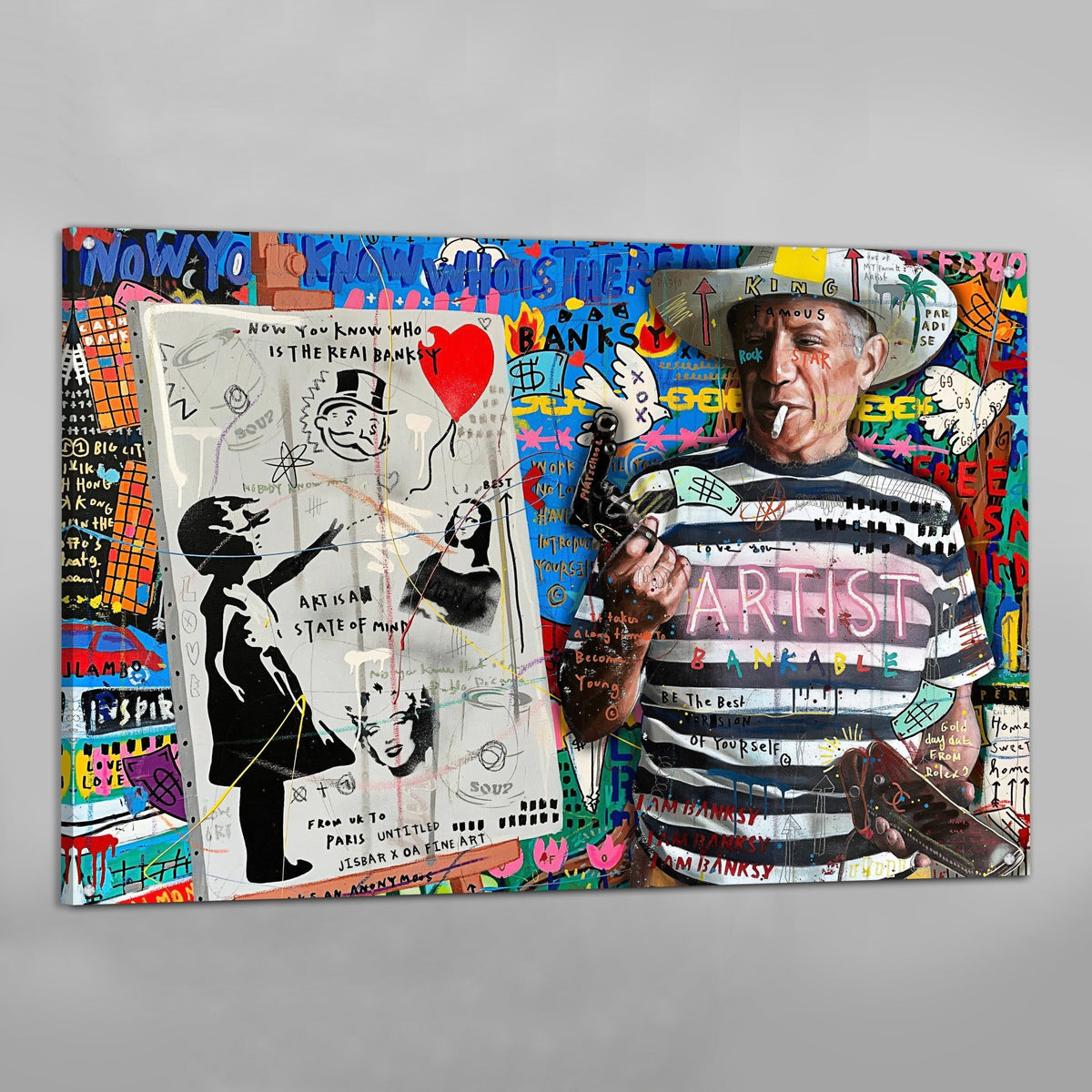 Tableau Street Art Picasso - The Art Avenue