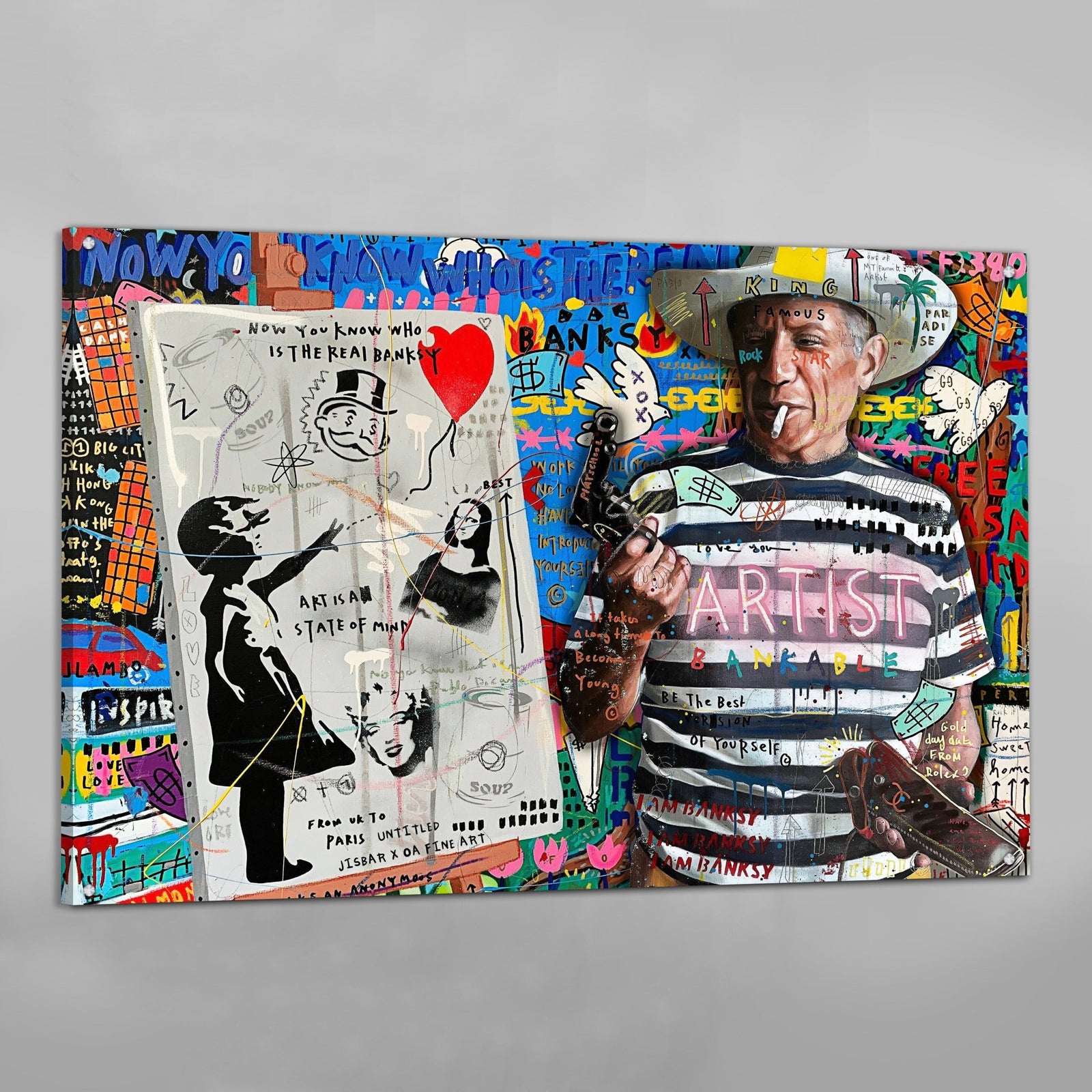 Tableau Street Art Picasso - The Art Avenue