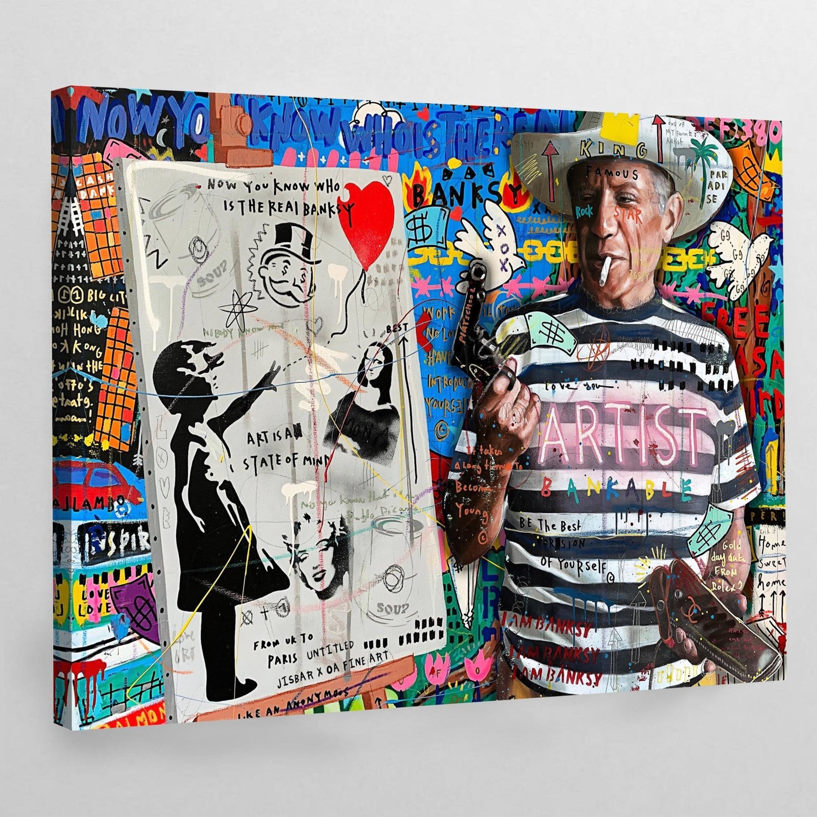 Tableau Street Art Picasso - The Art Avenue