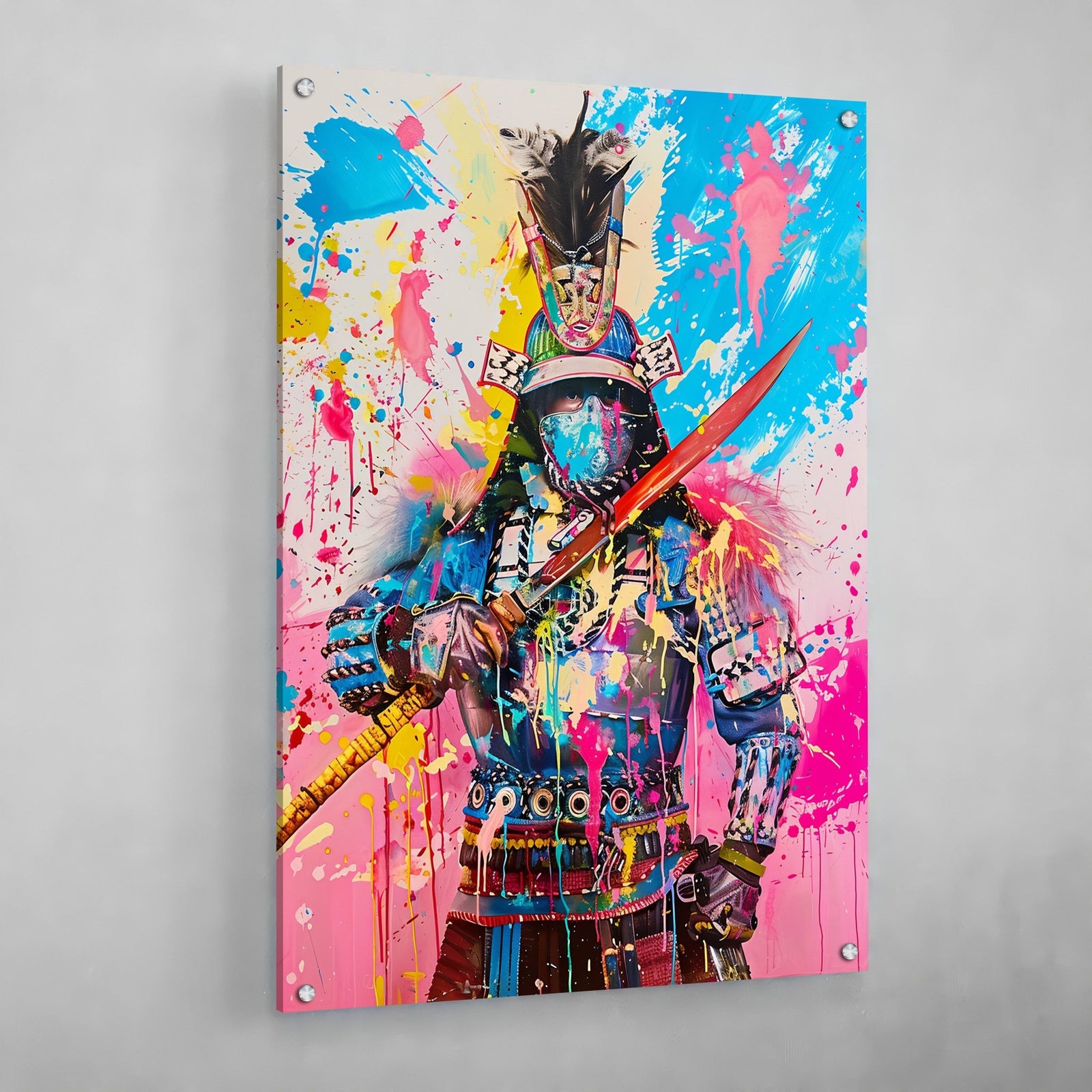 Tableau Street Art Samouraï - The Art Avenue