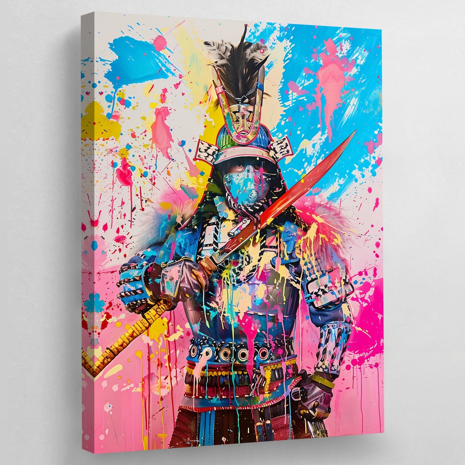 Tableau Street Art Samouraï - The Art Avenue