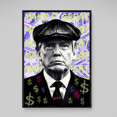 Tableau Street Art Trump - The Art Avenue