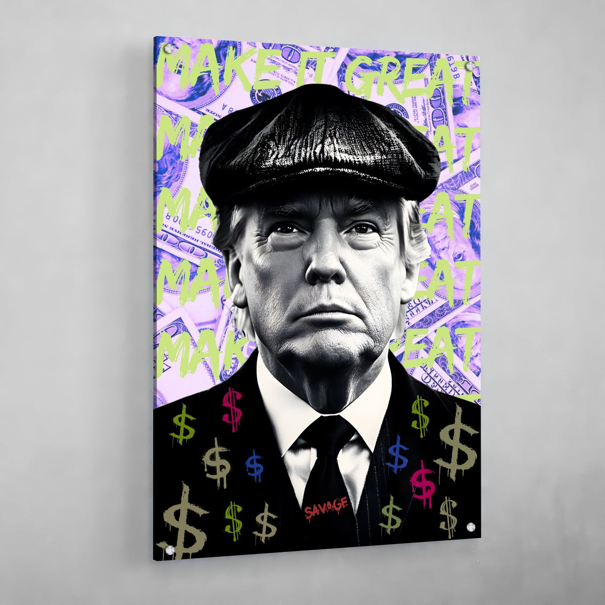 Tableau Street Art Trump - The Art Avenue