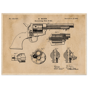 Tableau Style Industriel Revolver - The Art Avenue