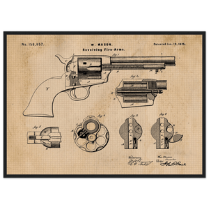 Tableau Style Industriel Revolver - The Art Avenue