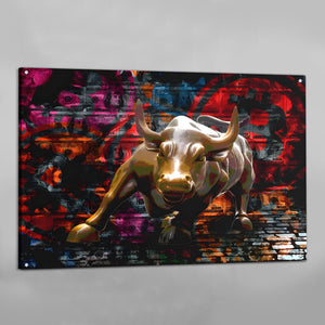 Tableau Taureau Bitcoin - The Art Avenue