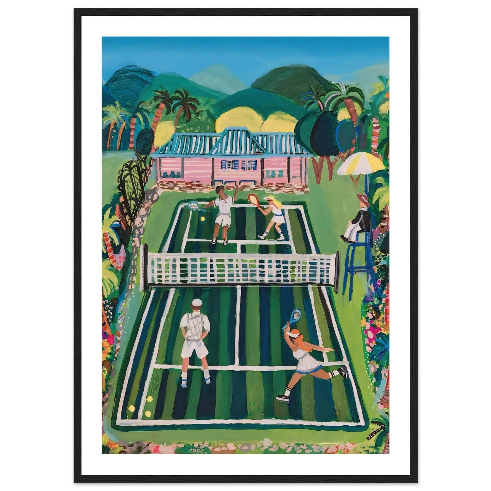 Tableau Tennis Vintage - The Art Avenue
