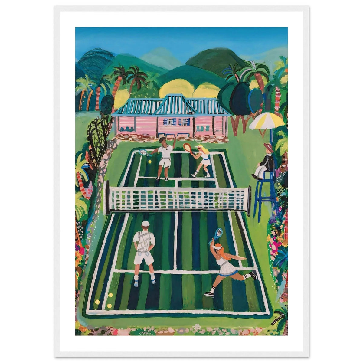 Tableau Tennis Vintage - The Art Avenue