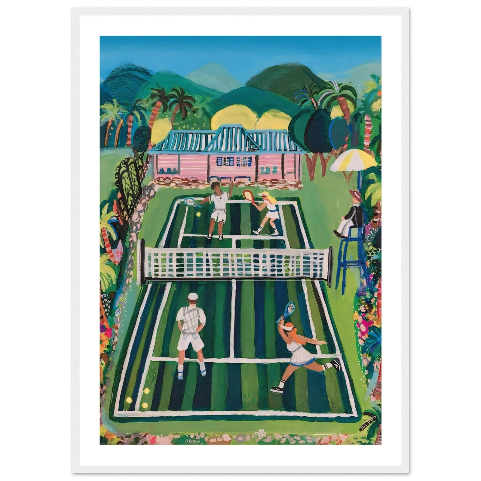 Tableau Tennis Vintage - The Art Avenue