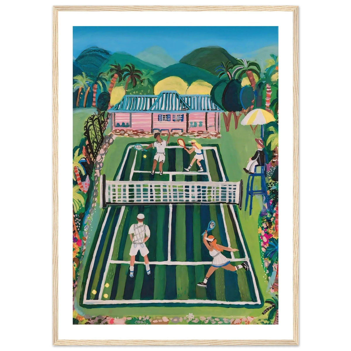 Tableau Tennis Vintage - The Art Avenue