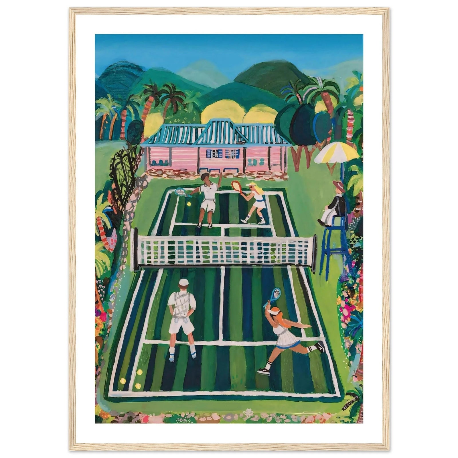 Tableau Tennis Vintage - The Art Avenue