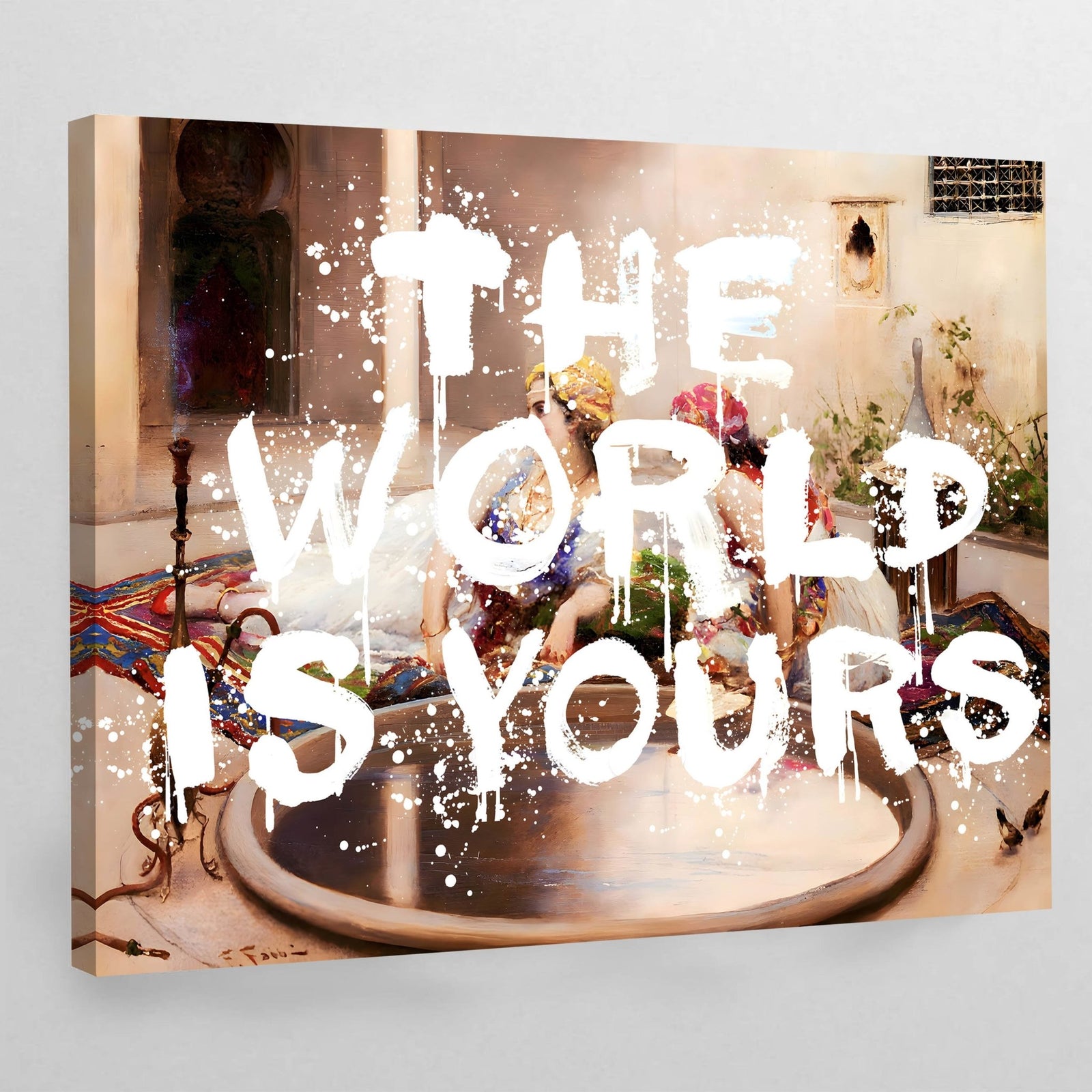 Tableau The World Is Yours Moderne - The Art Avenue