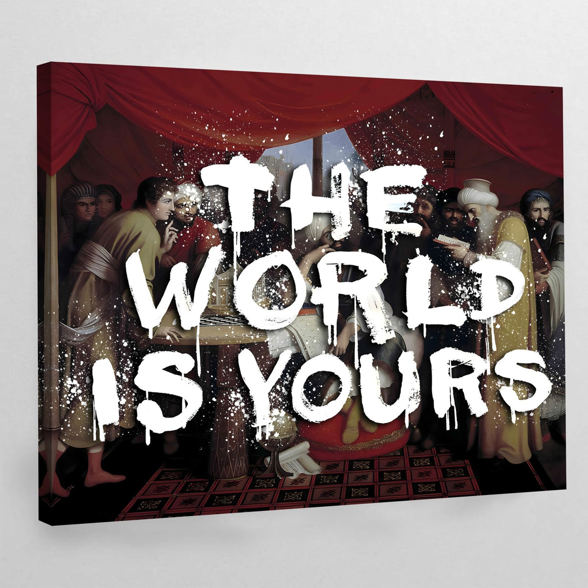 Tableau The World Is Yours Vintage - The Art Avenue