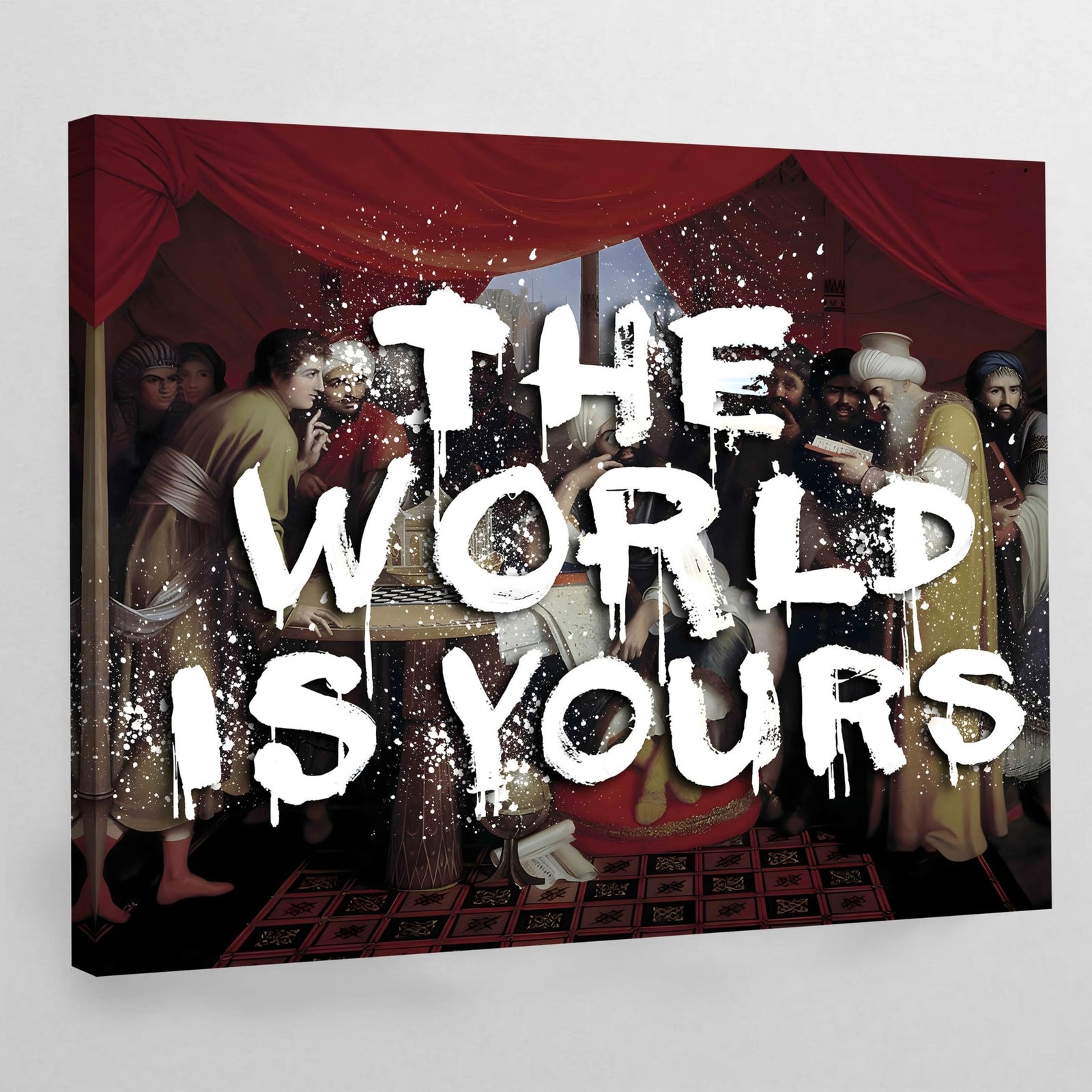Tableau The World Is Yours Vintage - The Art Avenue