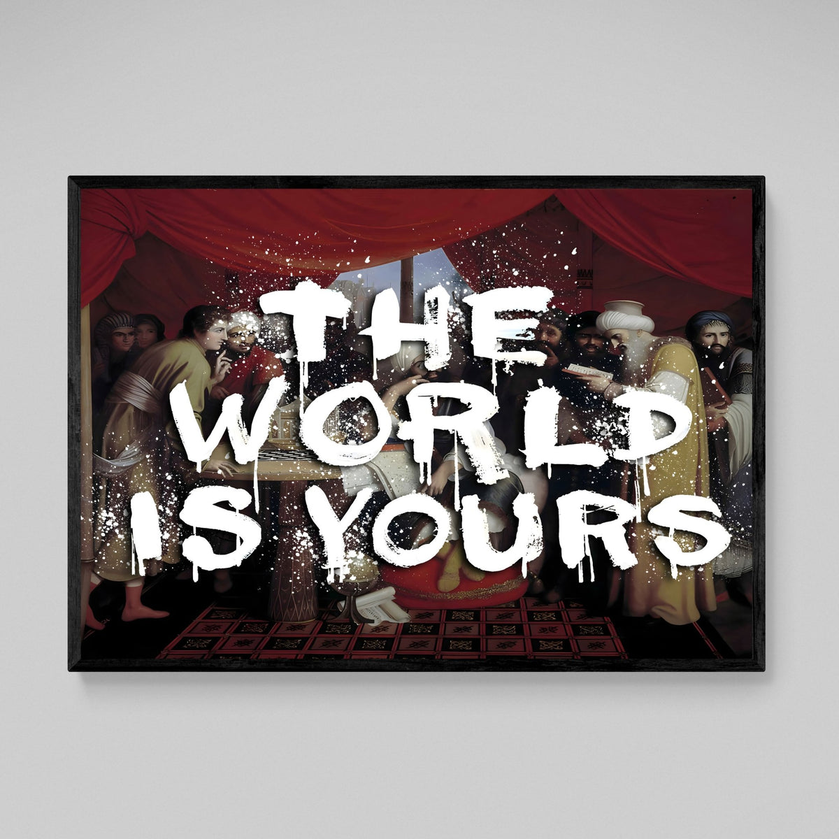 Tableau The World Is Yours Vintage - The Art Avenue