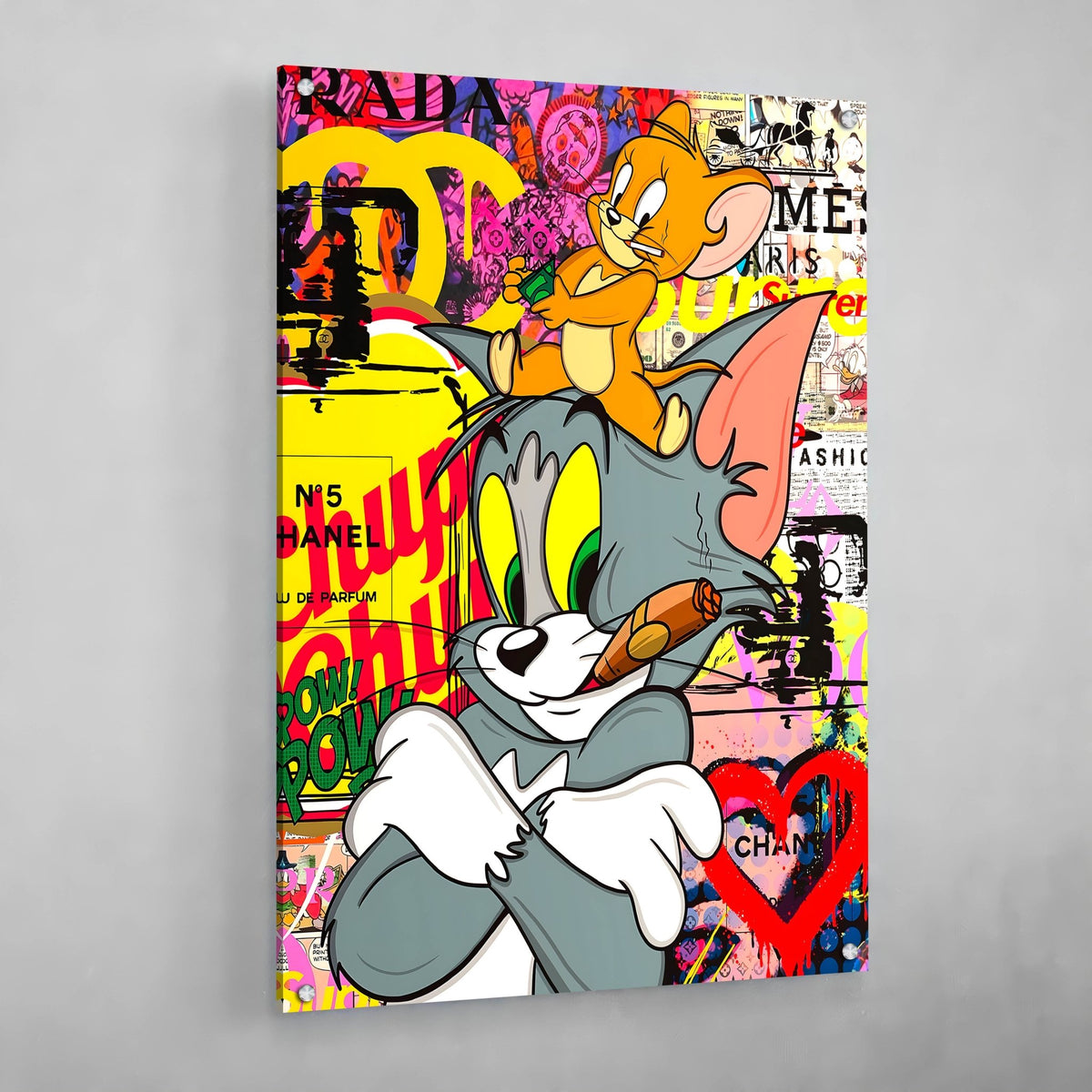 Tableau Tom & Jerry Pop Art - The Art Avenue