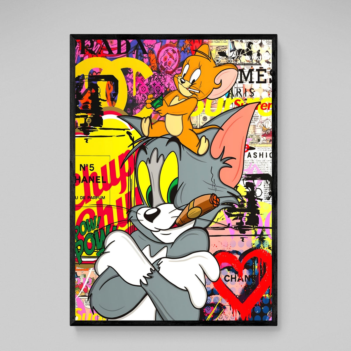 Tableau Tom & Jerry Pop Art - The Art Avenue
