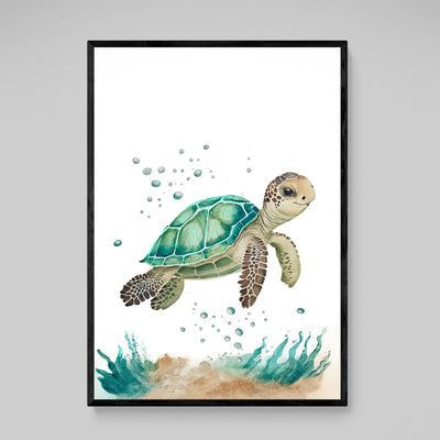 Tableau Tortue Chambre Enfant - The Art Avenue
