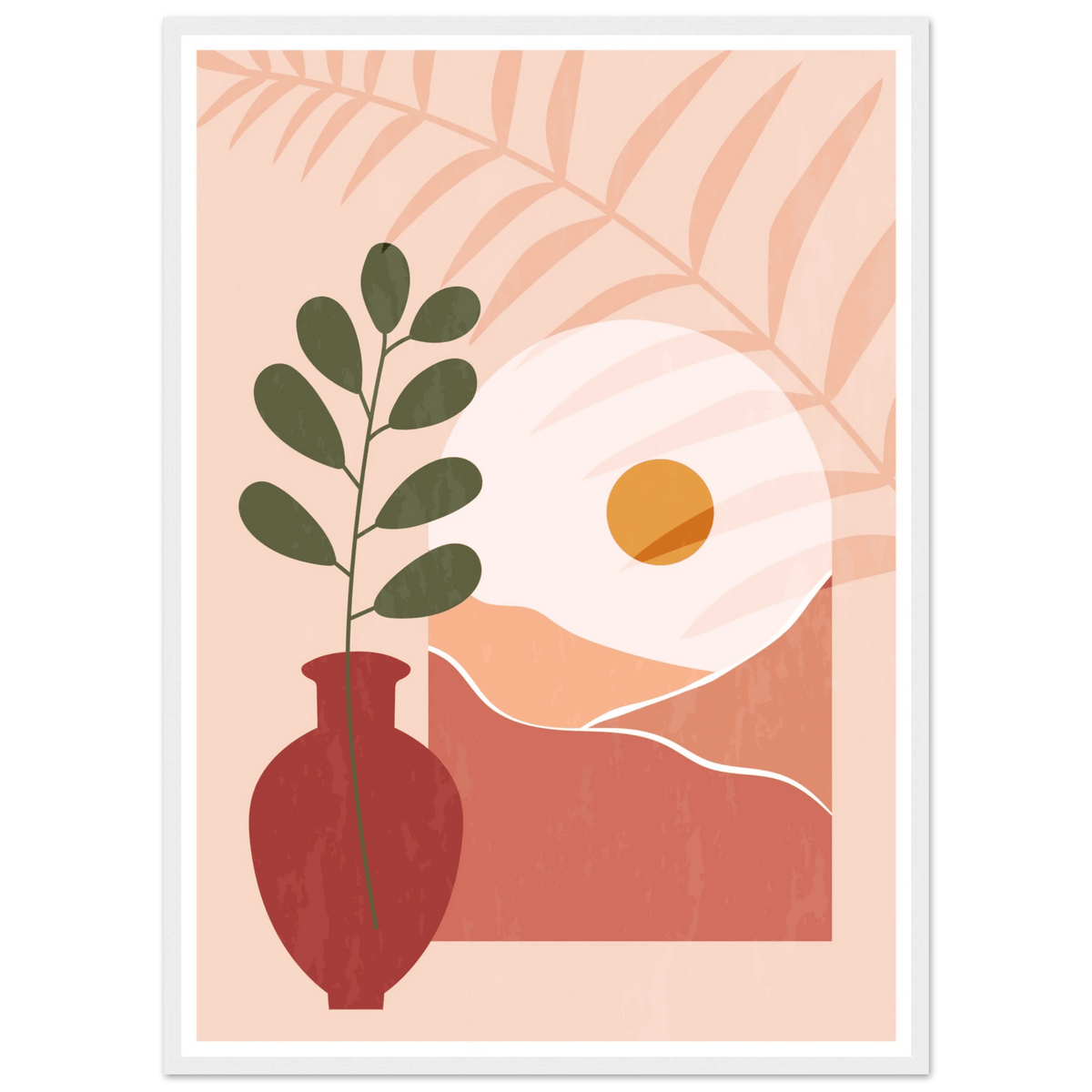 Tableau Tranquillité Minimaliste - The Art Avenue