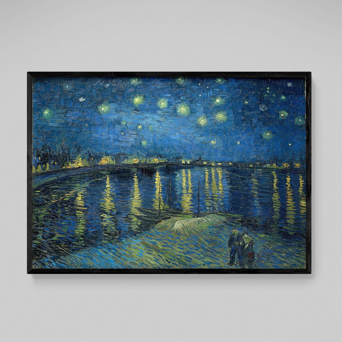 Tableau Van Gogh Nuit Étoilée Sur Le Rhône - The Art Avenue