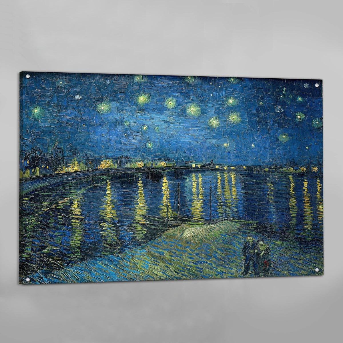 Tableau Van Gogh Nuit Étoilée Sur Le Rhône - The Art Avenue