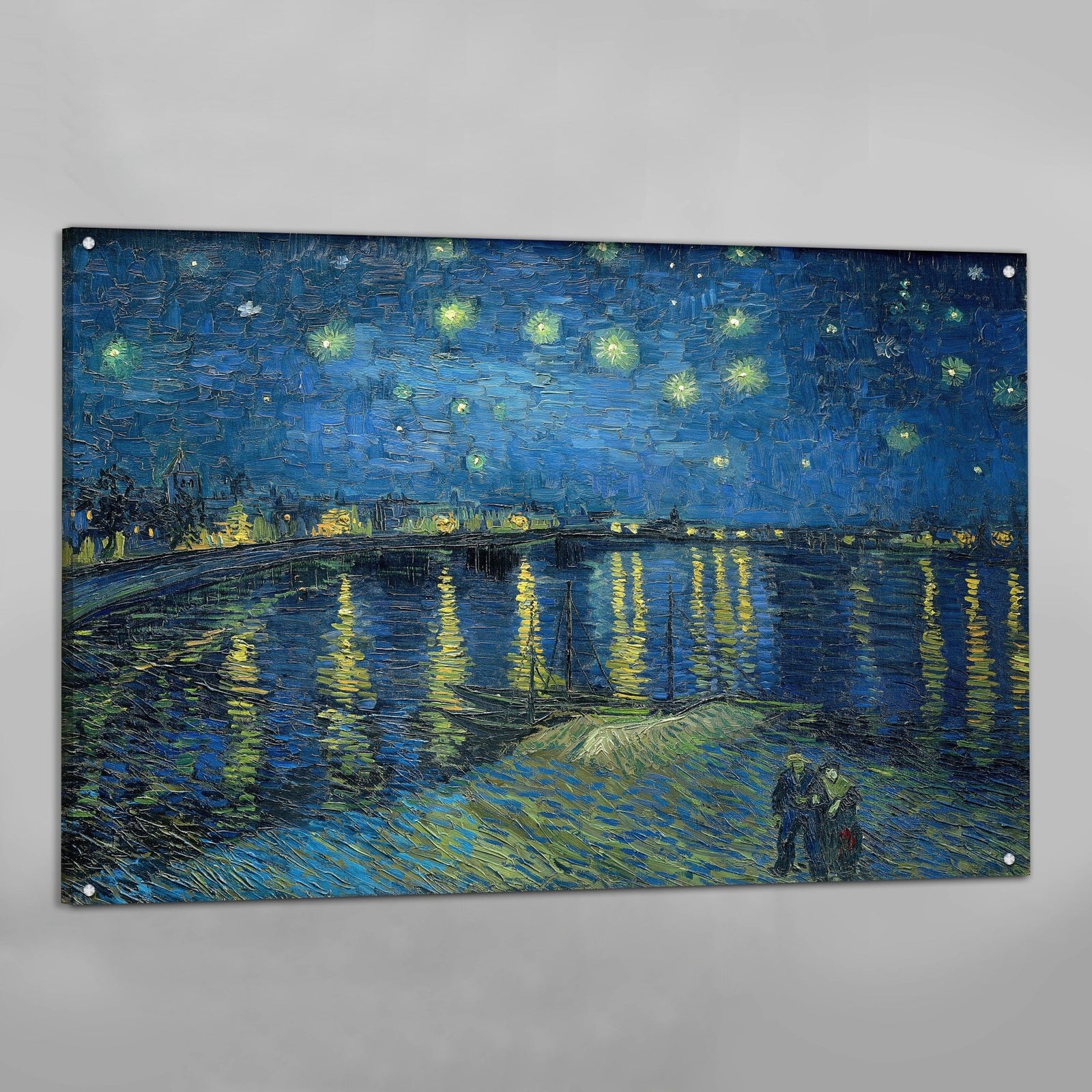 Tableau Van Gogh Nuit Étoilée Sur Le Rhône - The Art Avenue