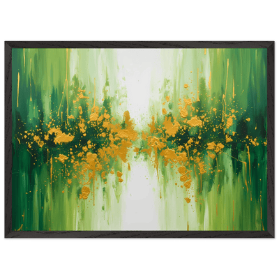Tableau Vert Abstrait - The Art Avenue