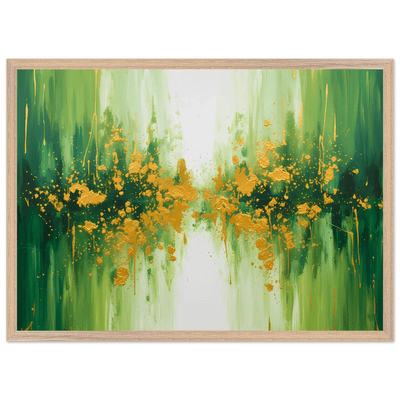Tableau Vert Abstrait - The Art Avenue