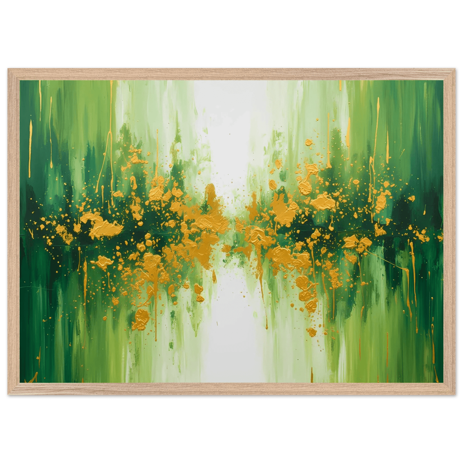 Tableau Vert Abstrait - The Art Avenue