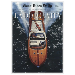 Tableau Vintage La Dolce Vita - The Art Avenue