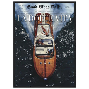 Tableau Vintage La Dolce Vita - The Art Avenue