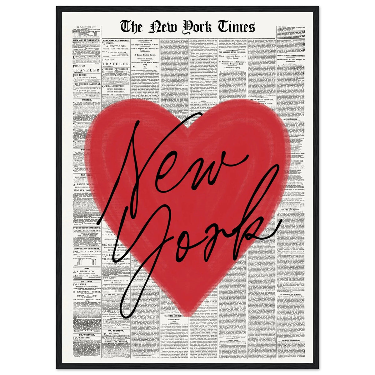 Tableau Vintage New York - The Art Avenue