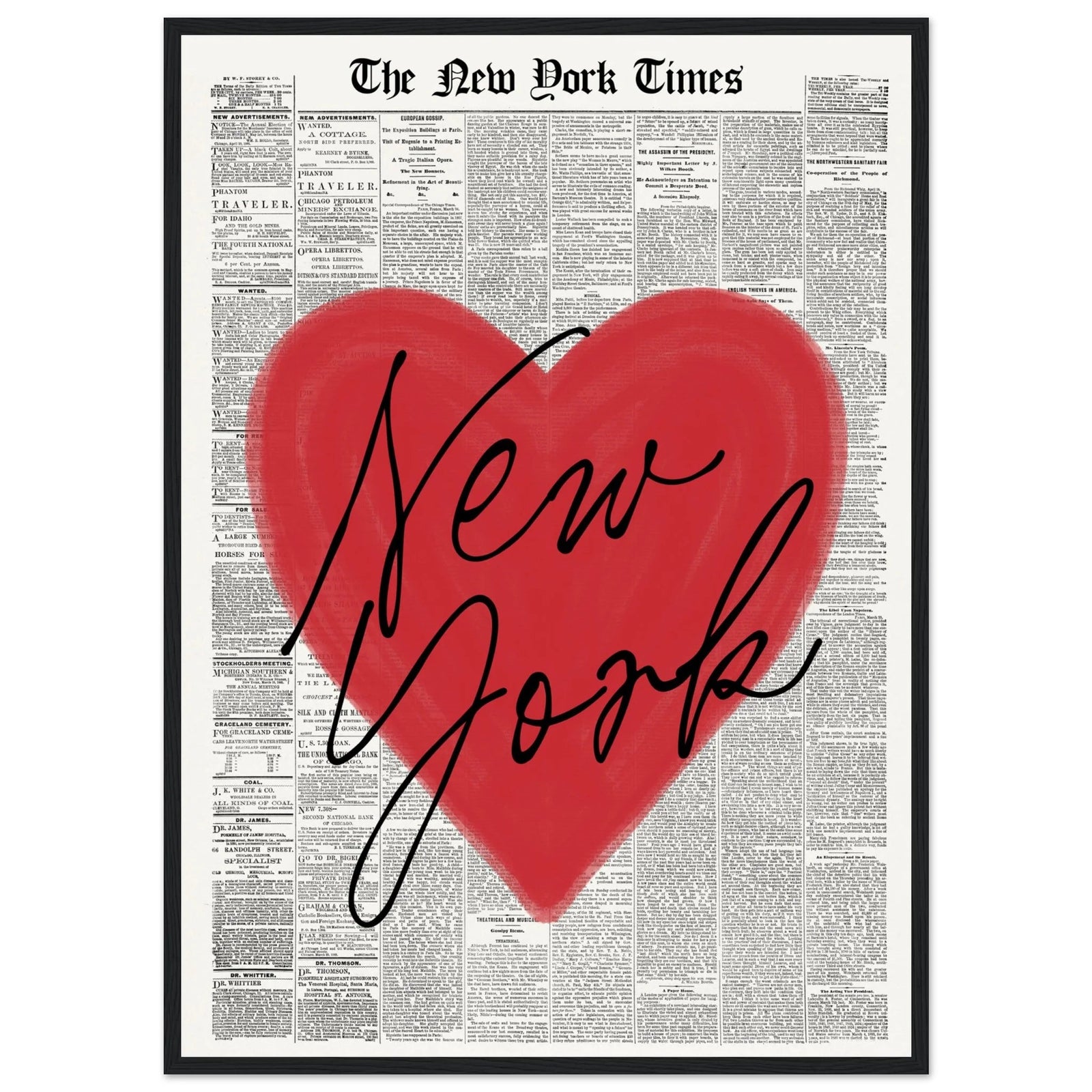 Tableau Vintage New York - The Art Avenue