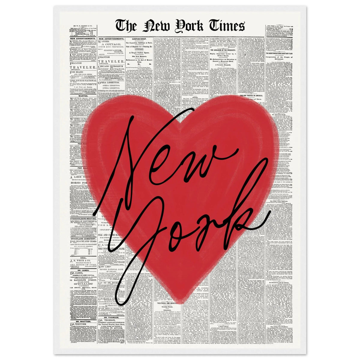 Tableau Vintage New York - The Art Avenue