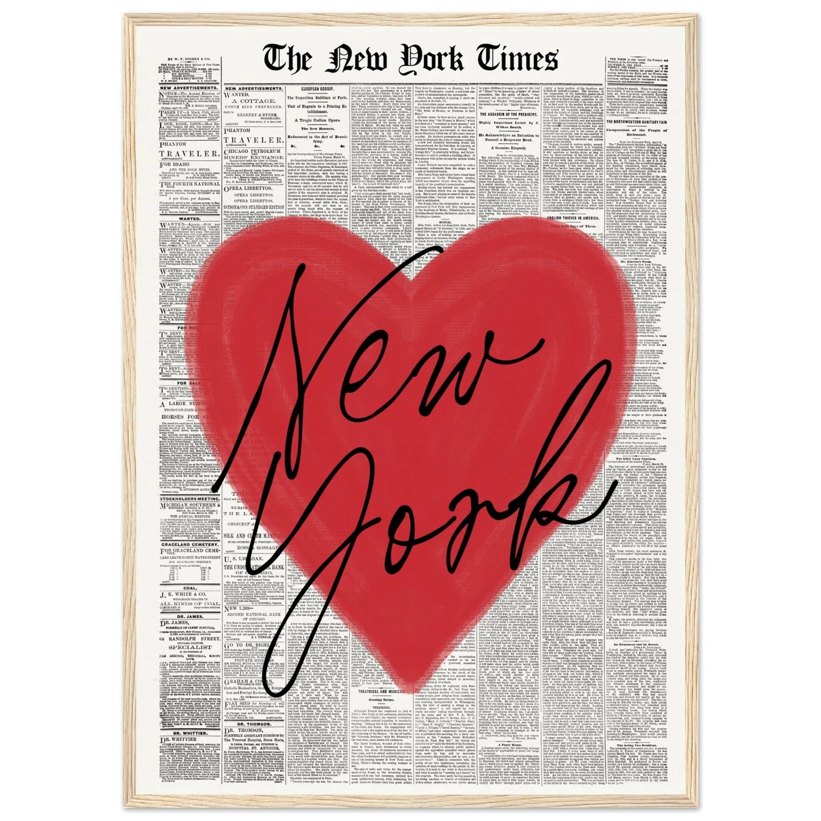 Tableau Vintage New York - The Art Avenue