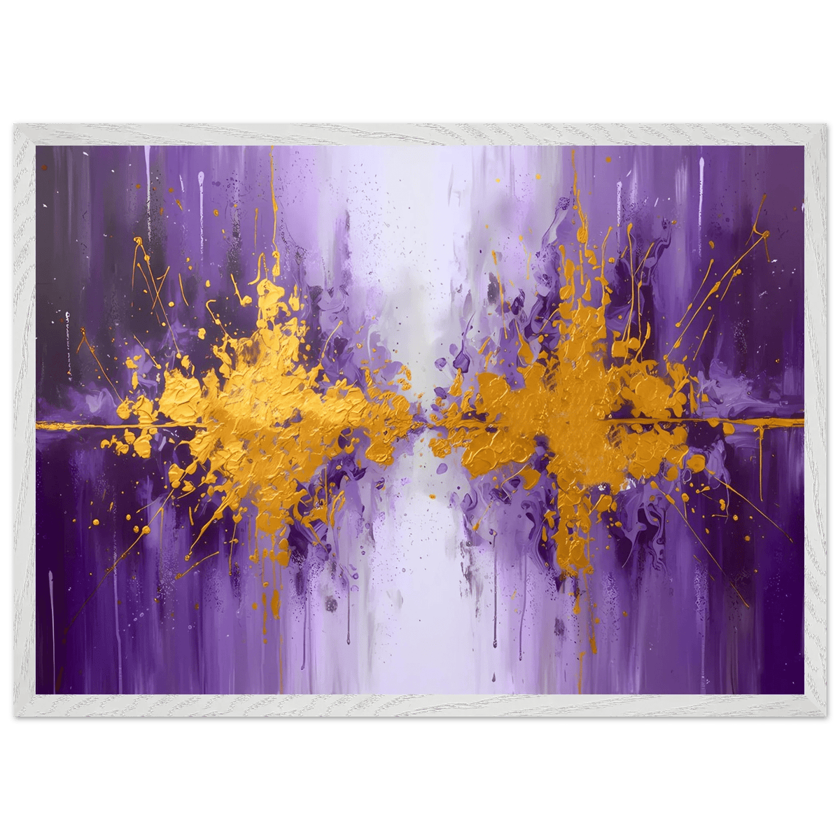 Tableau Violet Abstrait - The Art Avenue