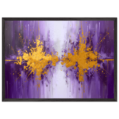 Tableau Violet Abstrait - The Art Avenue