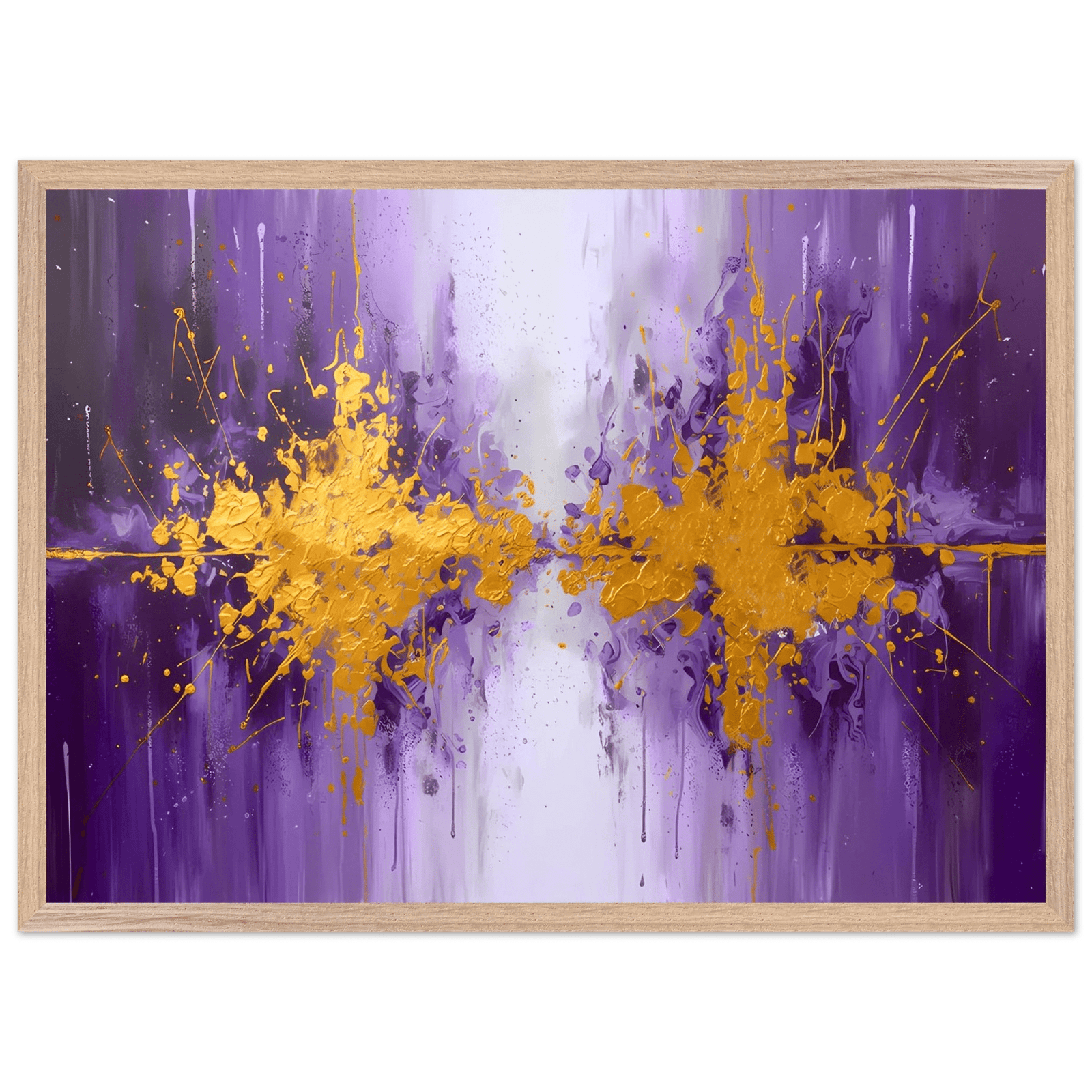 Tableau Violet Abstrait - The Art Avenue