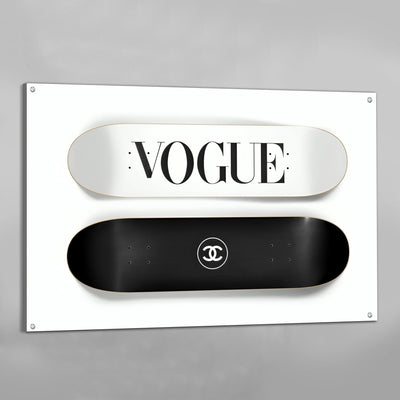 Tableau Vogue Chanel Skateboard - The Art Avenue