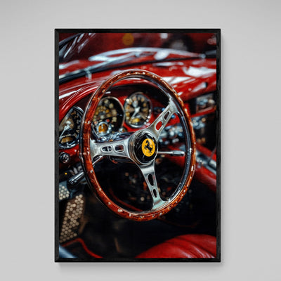 Tableau Voiture Ferrari Intérieur - The Art Avenue