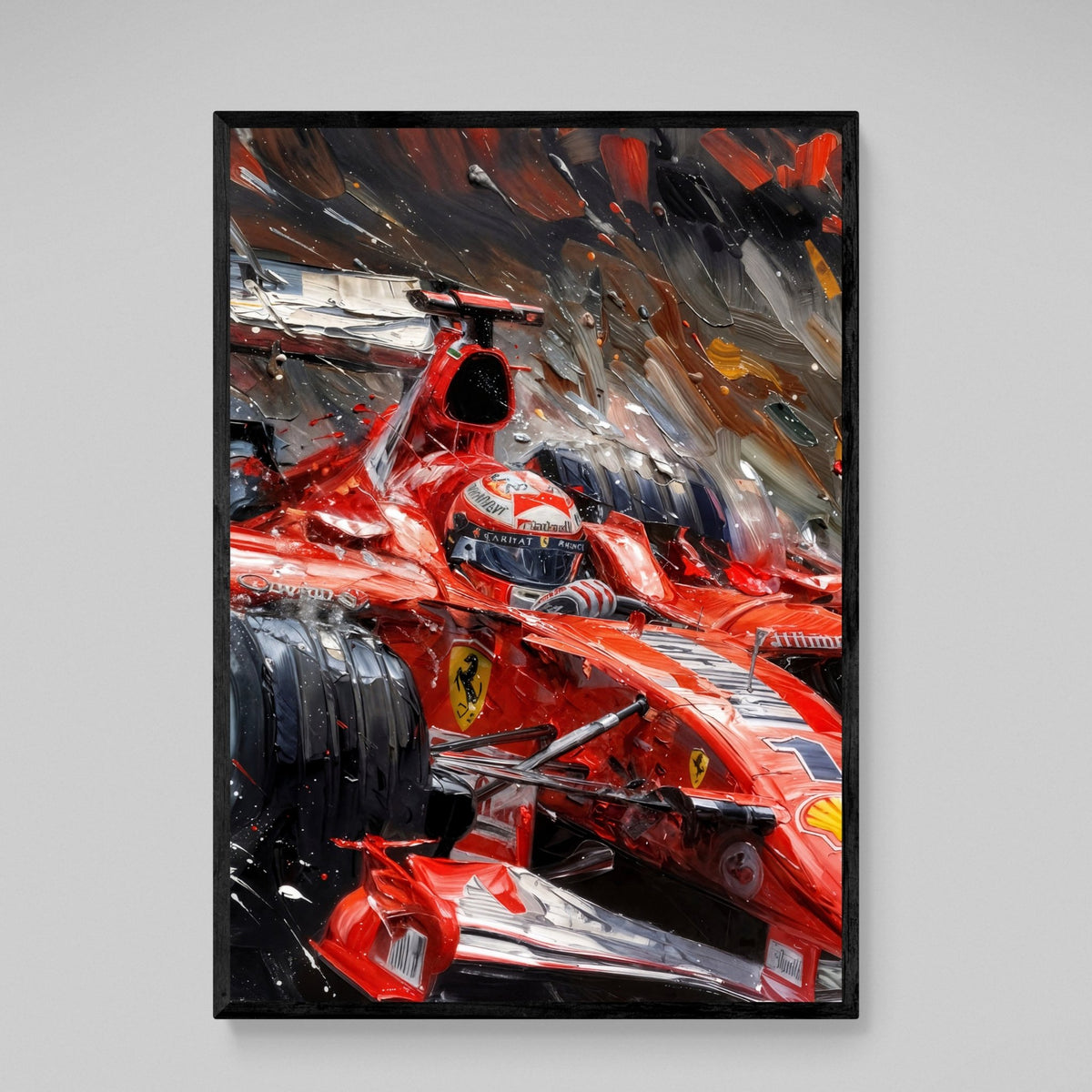 Tableau Voiture Ferrari Street Art - The Art Avenue
