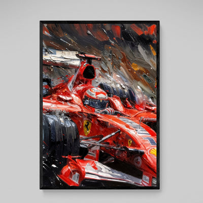 Tableau Voiture Ferrari Street Art - The Art Avenue