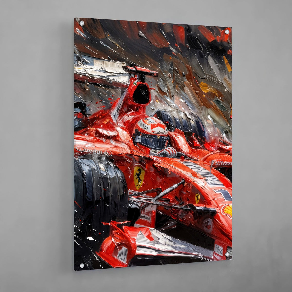 Tableau Voiture Ferrari Street Art - The Art Avenue
