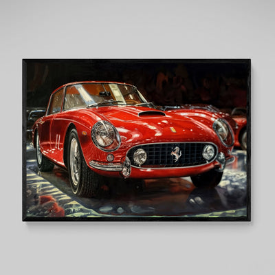 Tableau Voiture Ferrari Vintage - The Art Avenue