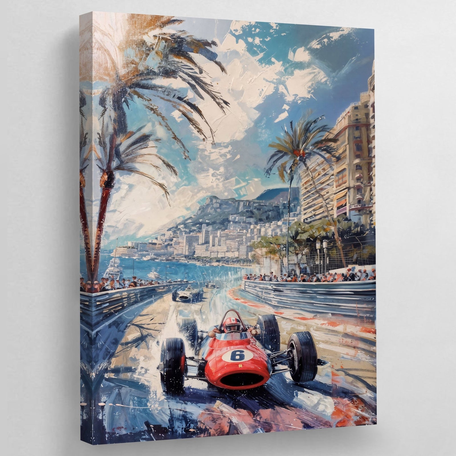 Tableau Voiture Grand Prix De Monaco - The Art Avenue